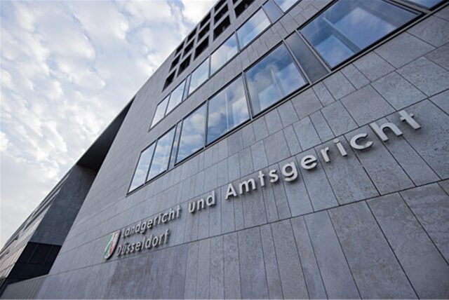 Außenansicht des Landgerichts Düsseldorf