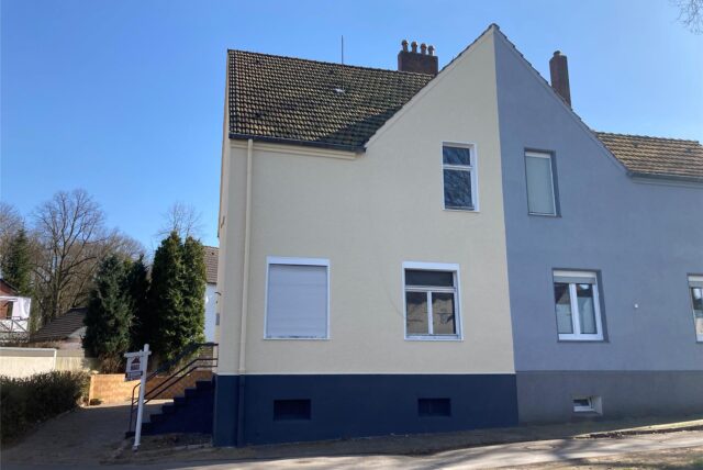 Immobilie an der Delbrückstraße in Waltrop von außen.