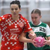 Handball 3. Liga Mitte, 10. November 2024, Halle Nord. PSV Recklinghausen – FSV Mainz 05 II 35:23. Inga Wortmann