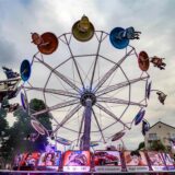 Fahrgeschäft der Evinger Kohlenkirmes 2024 in Dortmund