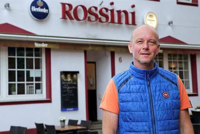 Christian Zehren begrüßt die Neuansiedlungen in Haltern, sieht aber noch keine Trendwende bei der Gastronomie.