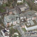 Luftbild des Rochus-Hospitals in Castrop-Rauxel.