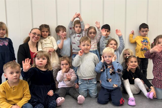 Kinder aus der Kita Kanello in Datteln