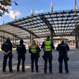 Gemeinsamer Schwerpunkteinsatz für mehr Sicherheit von Polizei Recklinghausen, Bundespolizei und Kommunalem Ordnungsdienst am Hauptbahnhof. (Archivbild Oktober 2024)