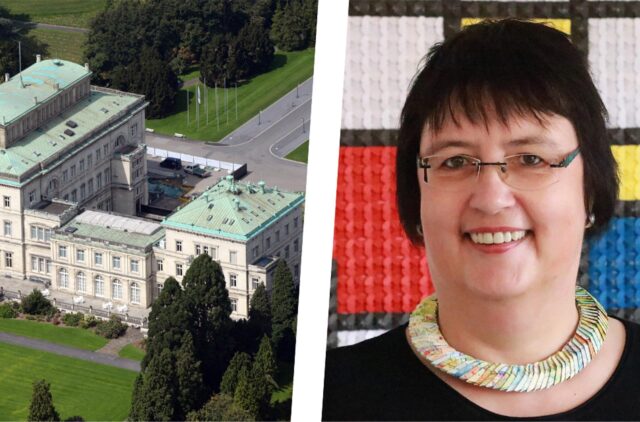 Die Villa Hügel in Essen-Bredeney war Wohnsitz von Margarethe Krupp, ihr Leben stellt die Historikerin Birgit Ebbert im Rahmen einer Lesung vor.