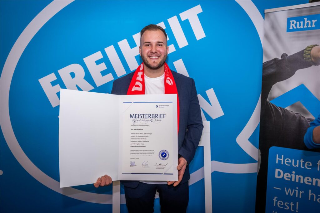bei der Meisterfeier der Handwerkskammer Dortmund.