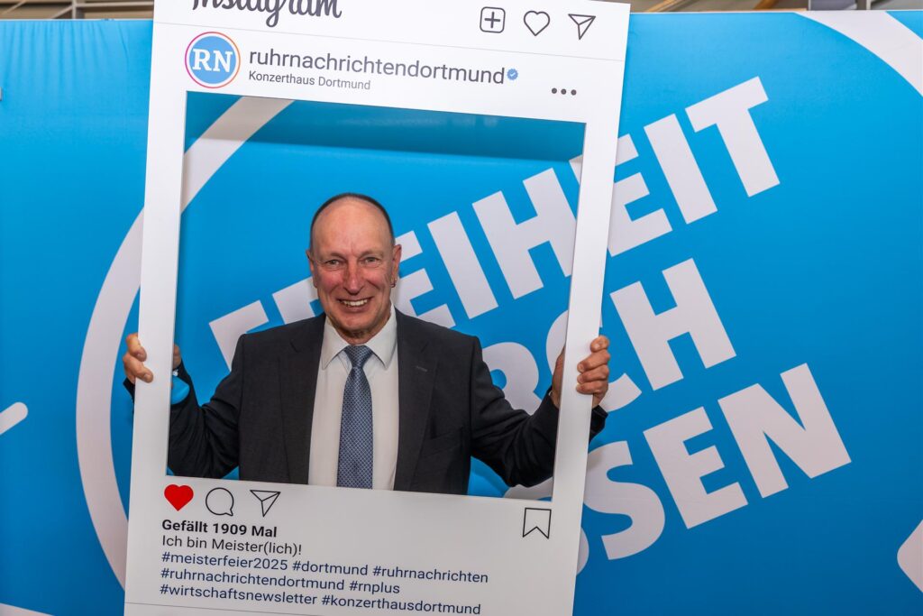 Elmar Bönsch bei der Meisterfeier der Handwerkskammer Dortmund.