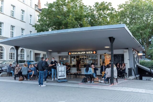 Der Bergmann Kiosk der Bergmann Brauerei in Dortmund