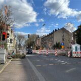 Baustellenampel an der Halterner Straße in Recklinghausen