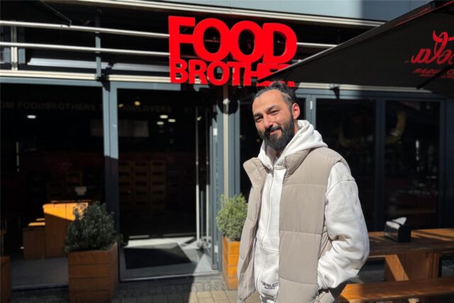 Der Geschäftsführer Hakan Aslan wollte Food Brother an der Brückstraße retten.