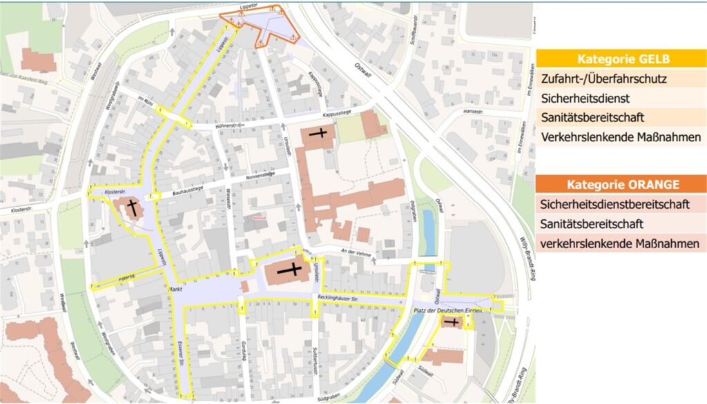 Stadtplan Gefahrenräume Dorsten Stadtplan Gefahrenräume Dorsten