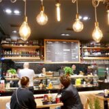 Ein Foto des Innenraums des griechisichen Restaurants Cantine Souvlaki Bar an der Kleppingstraße in der Dortmunder Innenstadt