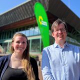 Die Grünen-Fraktionsspitze in Dortmund, Katrin Lögering und Christoph Neumann.