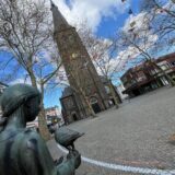 Der Antoniusplatz in Herten-Mitte am 01.04.2025.