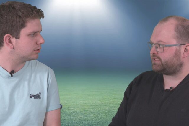 Nico Ebmeier und Matthias Henkel reden