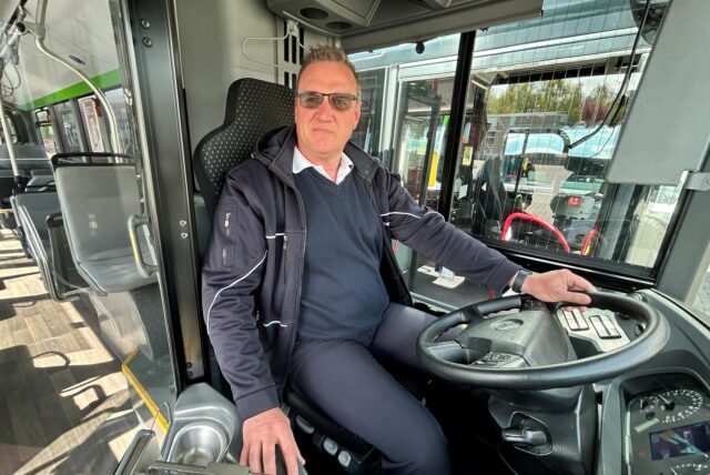 Busfahrer Thomas Jabs (54) aus Haltern.