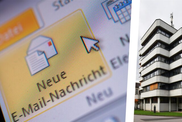 Im Amtshaus in Bork wussten jahrelang Mitarbeiter des Jugendamts nichts von Meldungen, die in einem unbekannten Postfach gelandet waren.