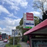 Bushaltestelle Resser Weg in Herten, Haltestelle Schloss.
