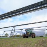 Eine Agrar-Photovoltaik-Anlage
