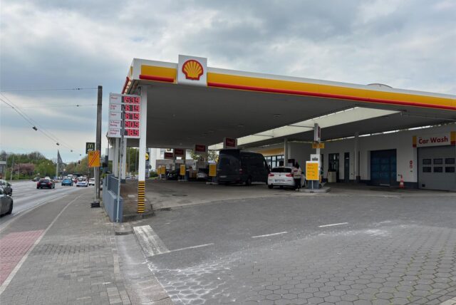 Shell-Tankstelle an der Hertener Straße in Recklinghausen