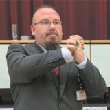 Sebastian Schroer vom Ortsverband der Partei in Oer-Erkenschwick.