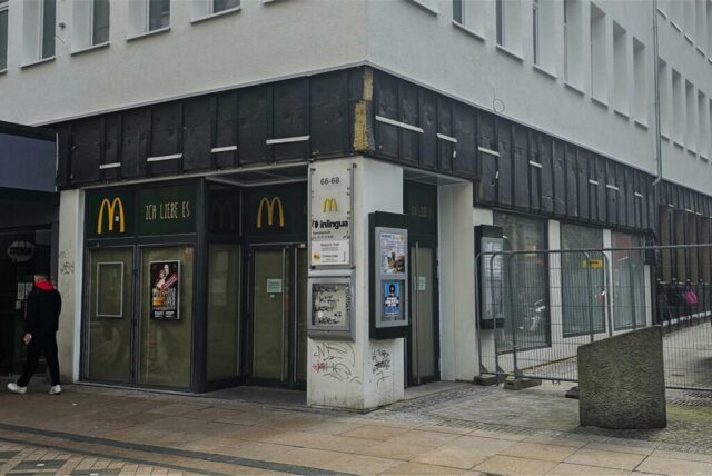 Die ehemalige McDonald’s-Filiale am Westenhellweg