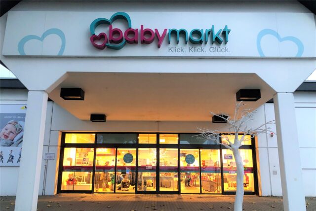 Die Babymarkt-Filiale im Indupark in Dortmund schließt.