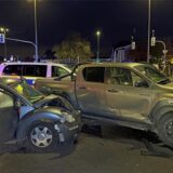Unfall am Gemeindedreieck in Dorsten