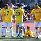 Enttäuschte Spieler der SF Habinghorst/Dingen