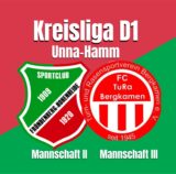 Logos vom SC Fröndenberg-Hohenheide II und dem FC TuRa Bergkamen III.