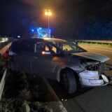 Unfallauto auf der A 43