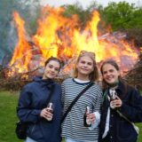 So schön war es am Sonntagabend beim Osterfeuer der 2. Kompanie des Bürgerschützenvereins Waltrop am Hof Meßmann.