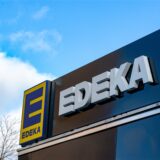 Das Logo vom Einzelhändler Edeka.