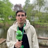 Unser Reporter vor dem Stutenteich