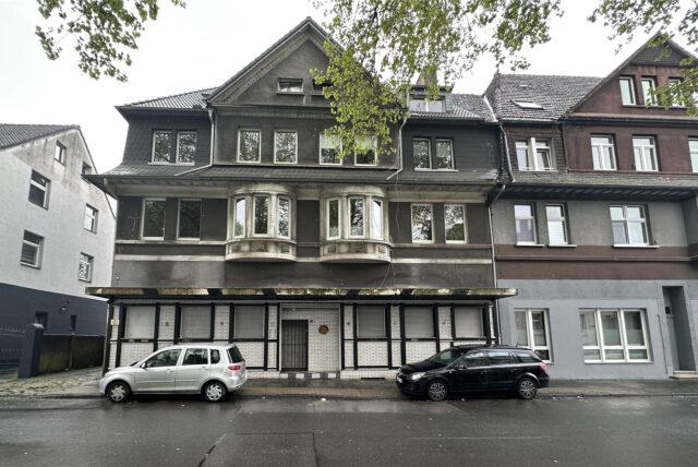 Altbau an der Ammerstraße in Dortmund-Mengede, in dem die Musikkneipe „Alt Mengede“ beheimatet war.