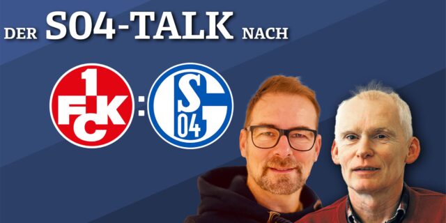 Sprechen nach der Partie gegen Lautern über das Spiel: Schalke-Reporter René Preuß und Schalke-Experte Frank Leszinski.