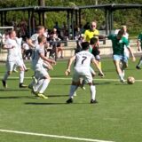 Louis Quante erzielt das Tor zum 2:0 gegen den SC Herten.