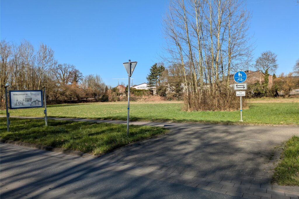 Ansicht einer Fläche an der Brambauer Straße in Waltrop. 