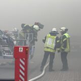 Einsatzkräfte der Feuerwehr Datteln und Waltrop.