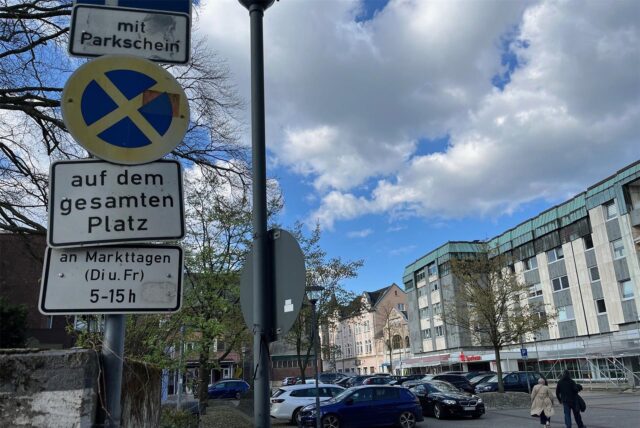 Der Marktplatz in Herten-Mitte.