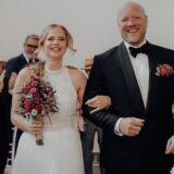 Clara und Jens Peick kurz nach ihrer Trauung in der Eventkirche in Dorstfeld