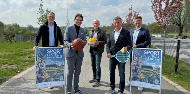 Die Recklinghäuser „Woche des Sports“ bekommt einen neuen Höhepunkt: Am 25. Mai gibt es im interkommunalen Natur- und Wasser-Erlebnis-Park die Premiere des Sportfestivals Emscherland.