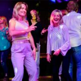 Zwei Frauen beim Tanz in den Mai in einem Dortmunder Club.