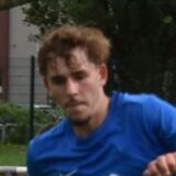 Luis Schäfer am Ball.