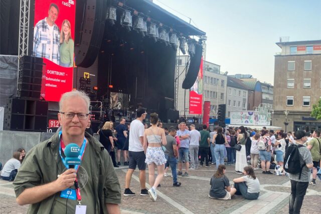 Unser Reporter Oliver Volmerich berichtet live von Dortbunt.