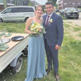 Die Eheleute Lina und Lars Dreischhoff an der Zeche Waltrop