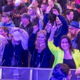 Am Samstagabend (3. Mai) haben viele Menschen in der City gefeiert.