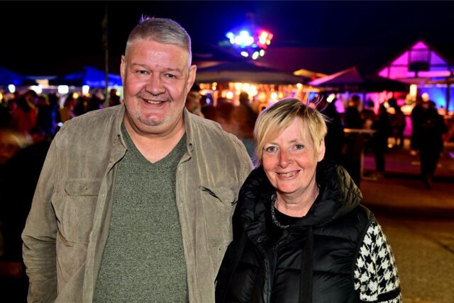 Bernd Kaczor und Susanne Bee von der Werbegemeinschaft Hüls.