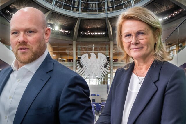 Die beiden SPD-Bundestagsabgeordneten Jens Peick und Sabine Poschmann stimmten am Dienstag nach eigener Aussage für Friedrich Merz als neuen Bundeskanzler.