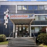 Außenansicht der Bezirksstelle des Jobcenters des Kreises Recklinghausen in Herten.